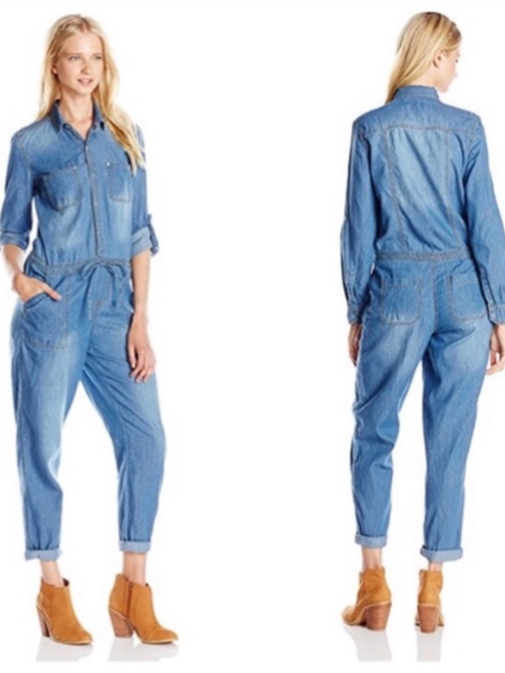 Dollhouse Chambray Jumpsuit
